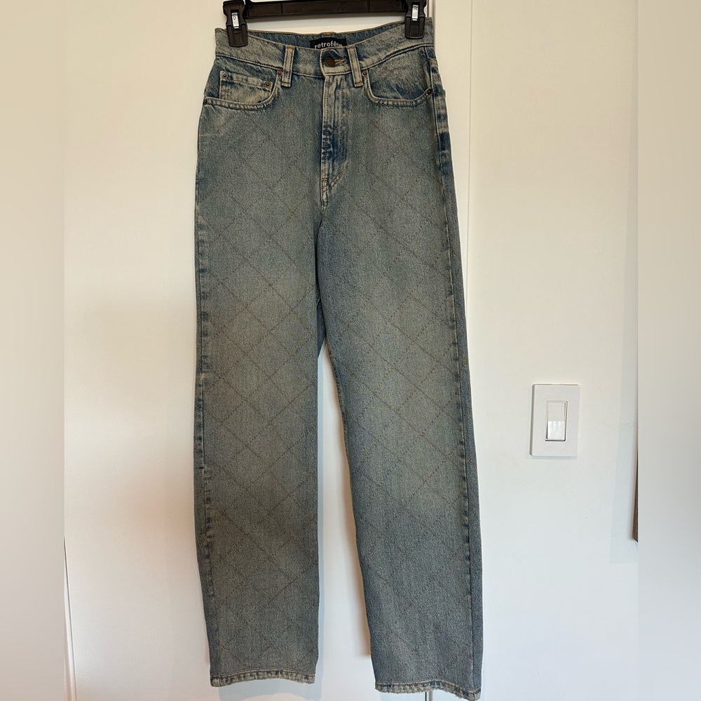 Retrofête High-Rise Straight Leg Jeans NWOT